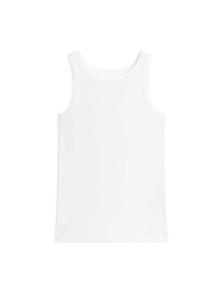 Rib Tank Top - White - Arket Gb