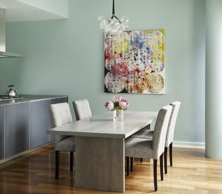 dining table in place of kitchen island by Joshua Smith
