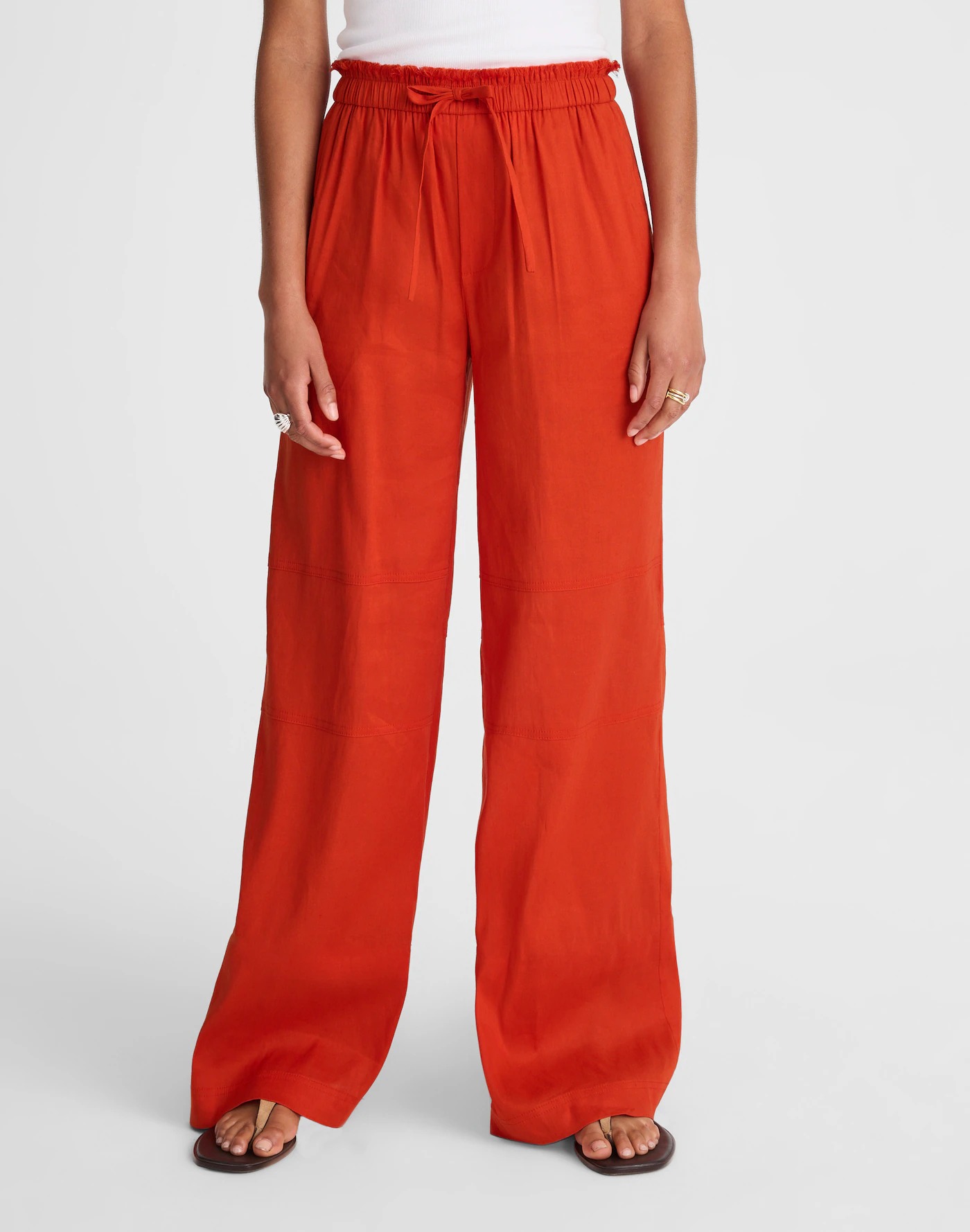 Madewell, Raw-Edge Drawstring Pants