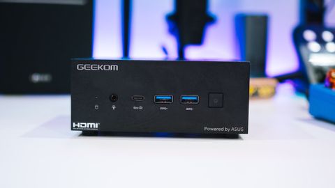 Geekom AS 6 front view against a white surface