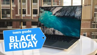 an image of the Dell XPS 15 2020 with a Black Friday deal tag