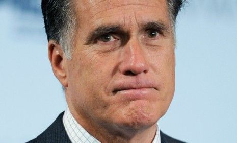 Presidential hopeful Mitt Romney