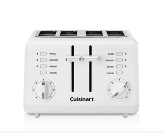 Cuisinart white toaster from Bloomingdale's.