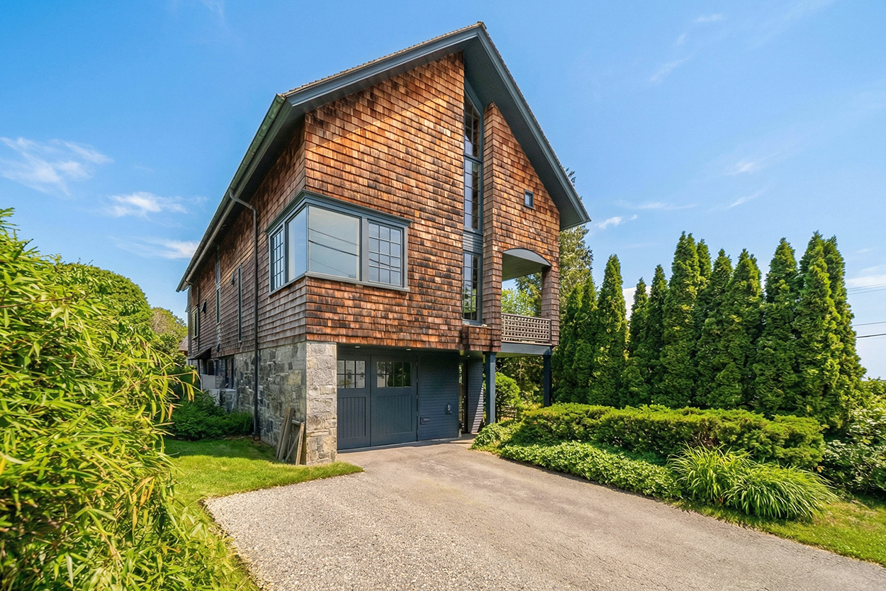 A shingled home in Connecticut