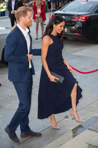 Duke & Duchess of Sussex arriving for a reception