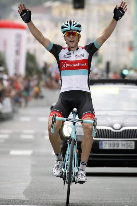 Tony Gallopin (RadioShack Leopard) earns the biggest victory of his career at the 2013 Clasica San Sebastian