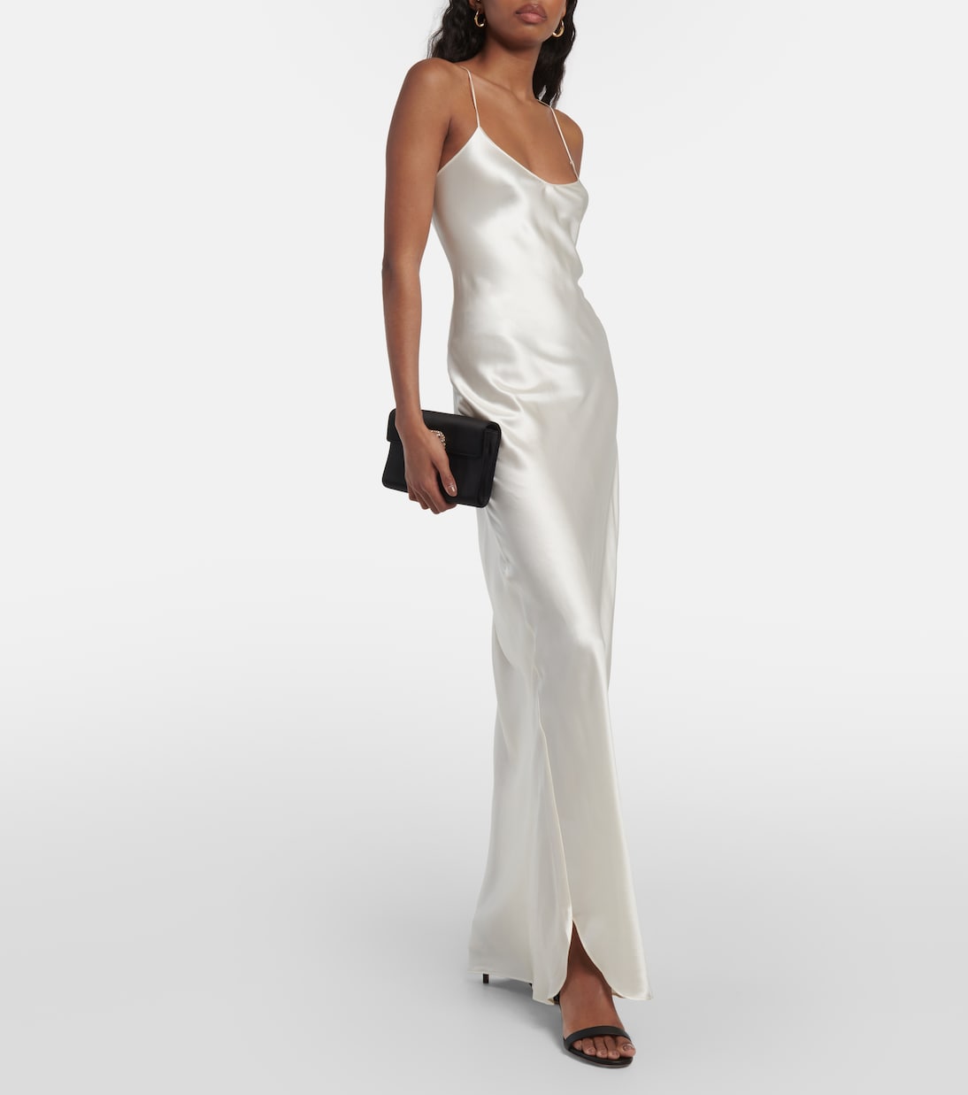 Cami Silk Satin Maxi Dress
