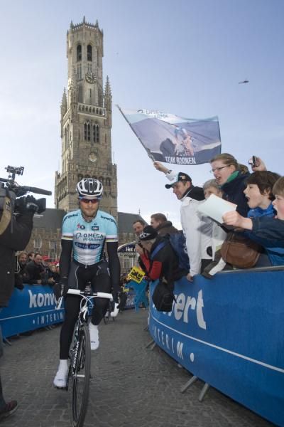 Tom Boonen at the start in Bruges