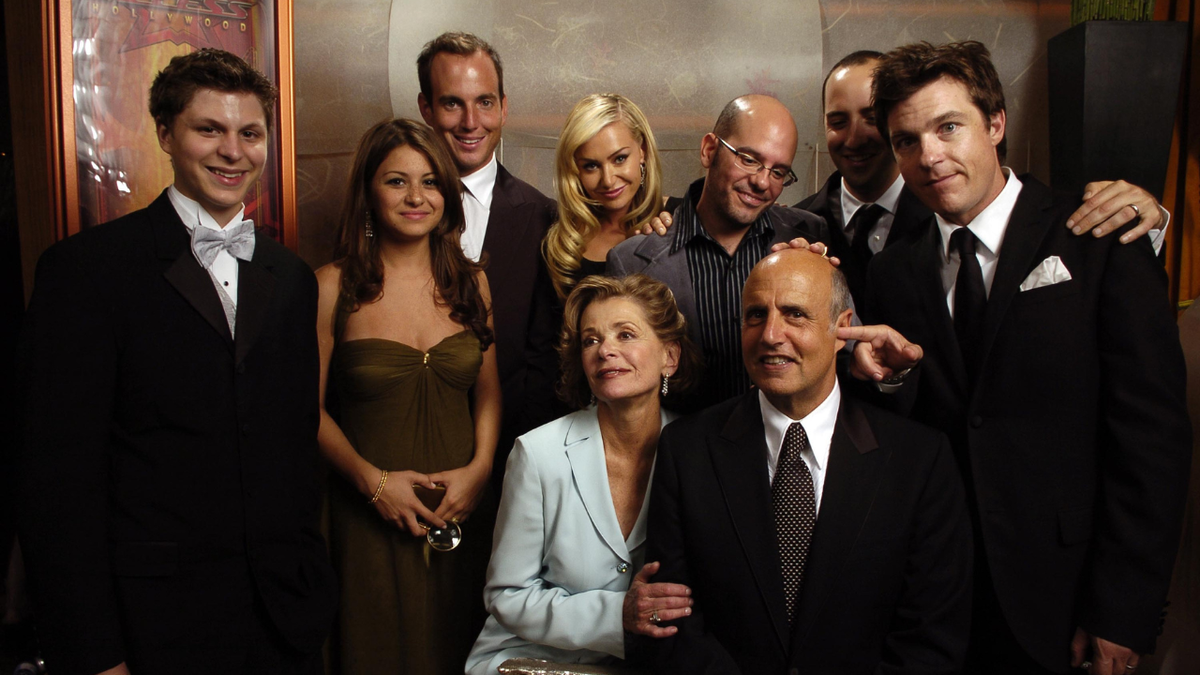 The Cast of Arrested Development winner for Outstanding Comedy Series at the 56th Annual Emmy Awards