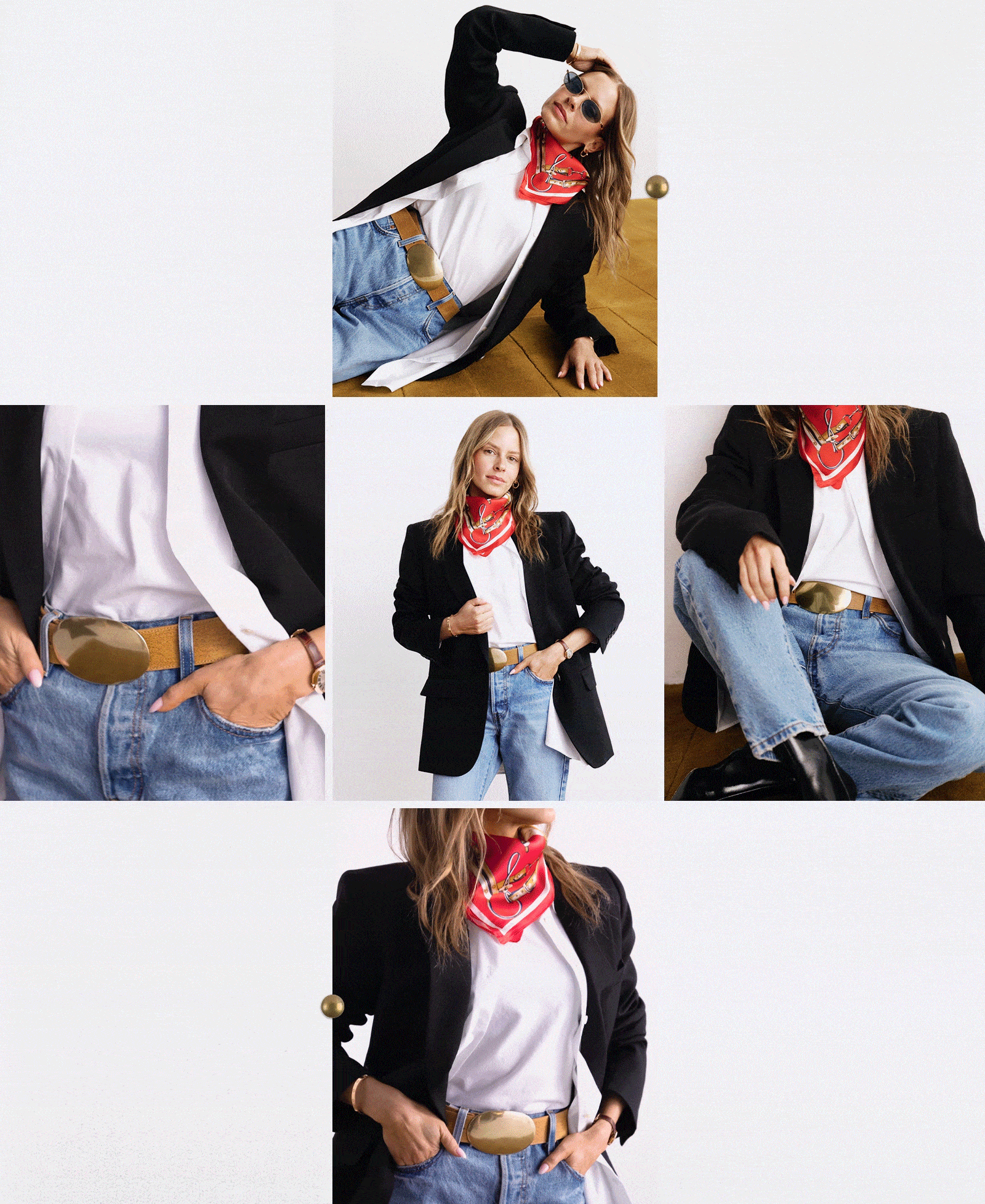 Who What Wear, The Great Try-On, Spring 2026: B-Low the Belt Myra Washed Leather Belt.