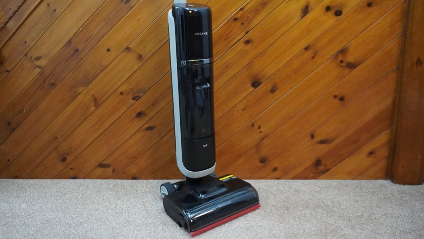 Dreame H15 Pro Heat wet and dry vacuum photographed on a carpet.