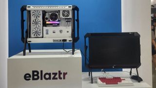 eBlaztr case and PCs
