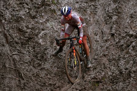 NAMUR BELGIUM DECEMBER 22 Katerina Nash of Czech Republic Mud during the 11th Namur World Cup 2019 Women Elite UCICX TelenetUCICXWC on December 22 2019 in Namur Belgium Photo by Luc ClaessenGetty Images