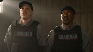 Pete Davidson and Eddie Murphy in The Pickup.