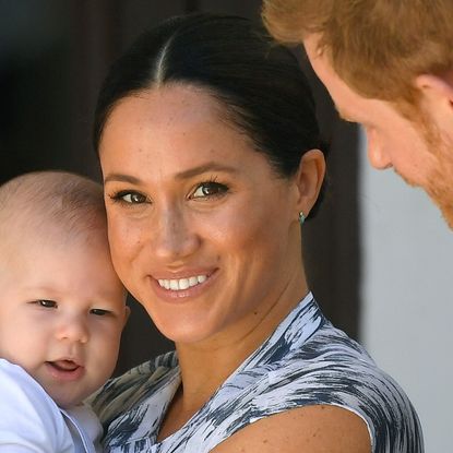 Prince Harry, Meghan Markle, and a baby Prince Archie