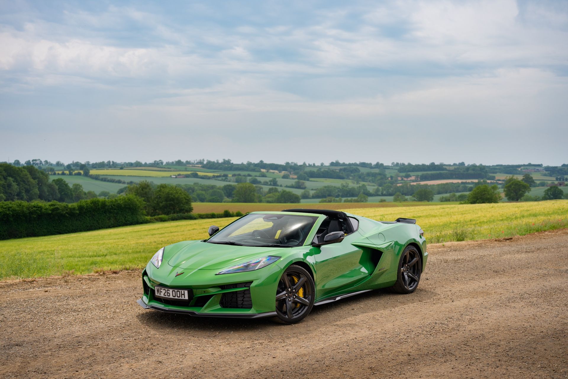 Corvette E-Ray in Roswell Green Metallic