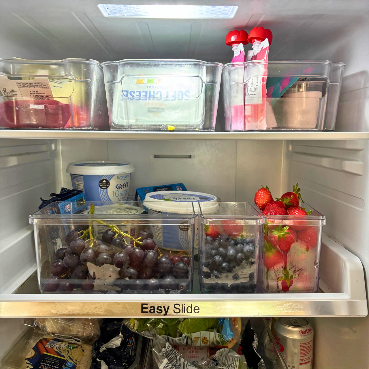Kitchen fridge containers