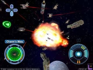 Starfighter's graphics on the PS2 were stellar, and the dog-fighting and space sim action was also excellent.