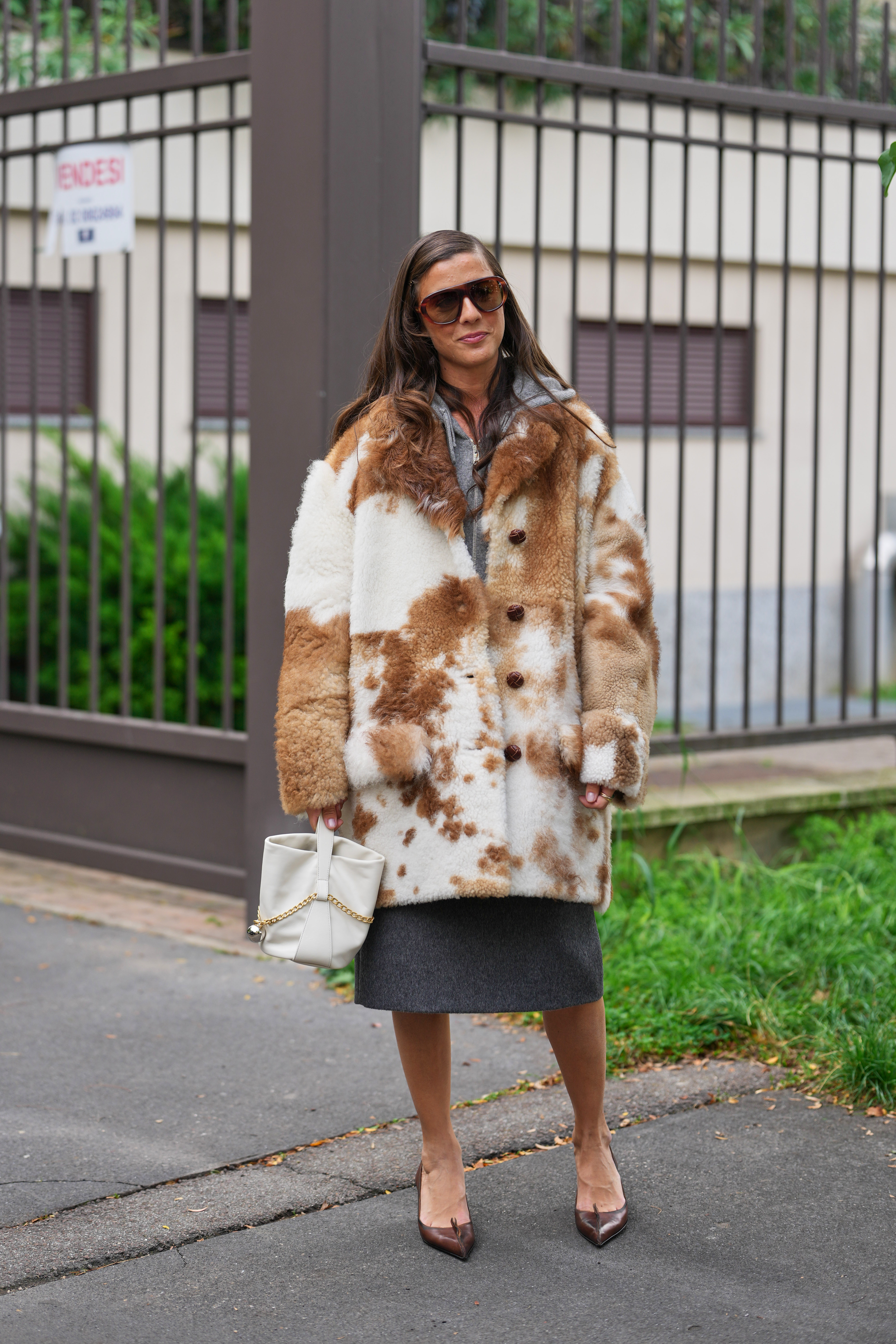 street style looks during milan fashion week september 2025