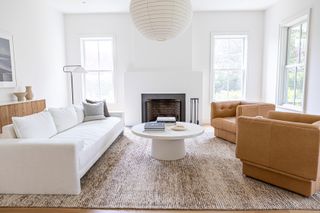 a minimalist living room