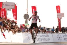 Isaac del Toro wins stage six of the UAE Tour