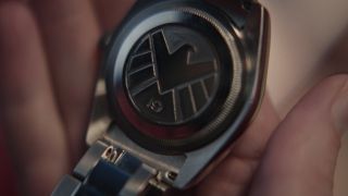 Laura Barton's SHIELD watch in Hawkeye series