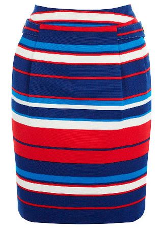 Warehouse striped skirt, £45