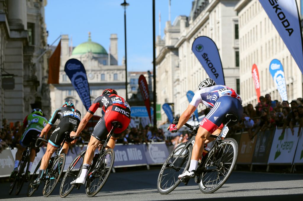 The breakaway out in the sunshine
