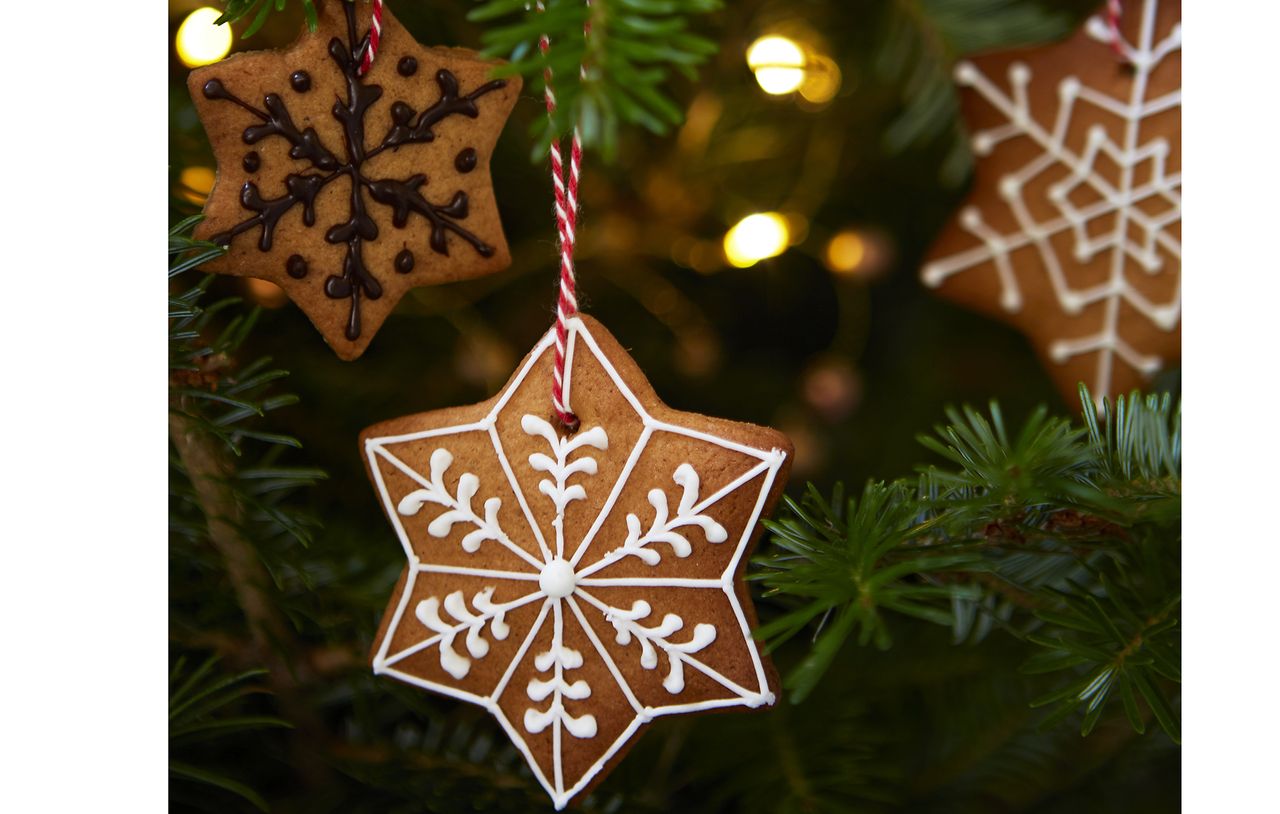 Gingerbread Christmas tree decorations