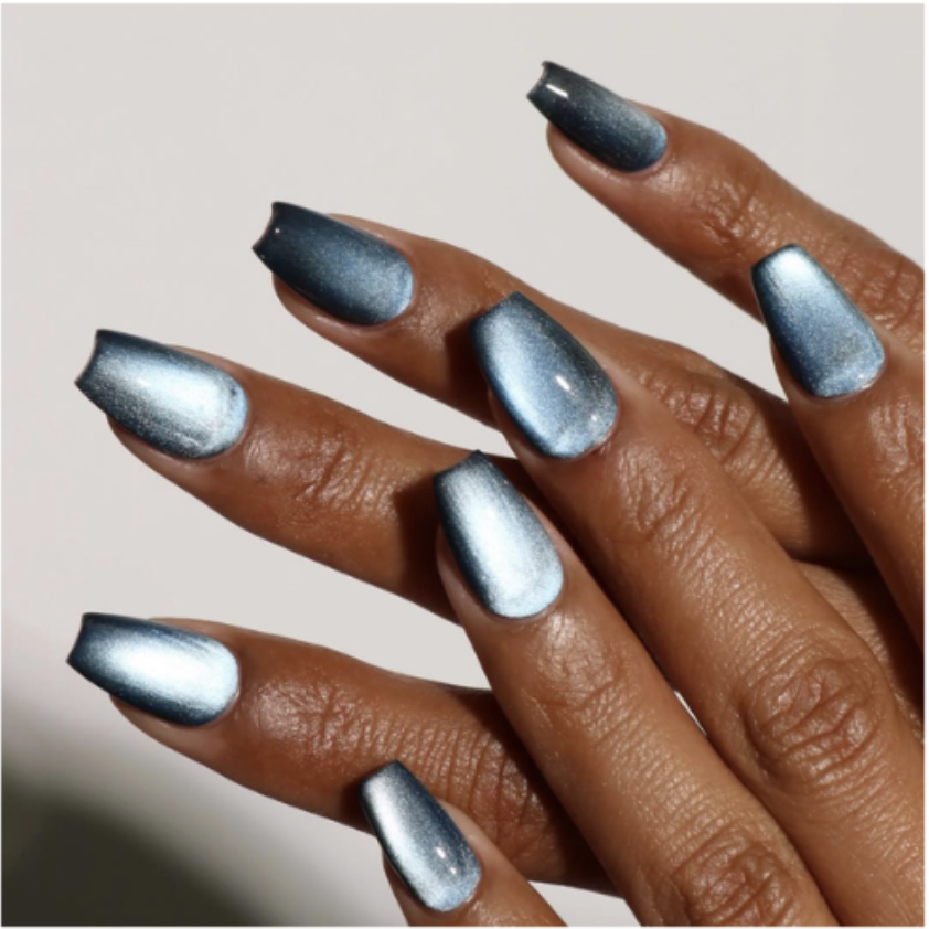 Every Stylish Woman I Know Is Wearing The Velvet Nail Trend