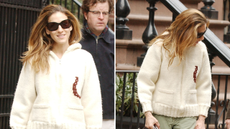 Sarah Jessica Parker wears UGGs and cargos in New York in 2005