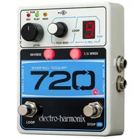 Electro-Harmonix 720 Stereo LooperTrue Bypass | 2 foot switches | 24-bit Electro-Harmonix 720 Stereo LooperTrue Bypass | 2 foot switches | 24-bit
