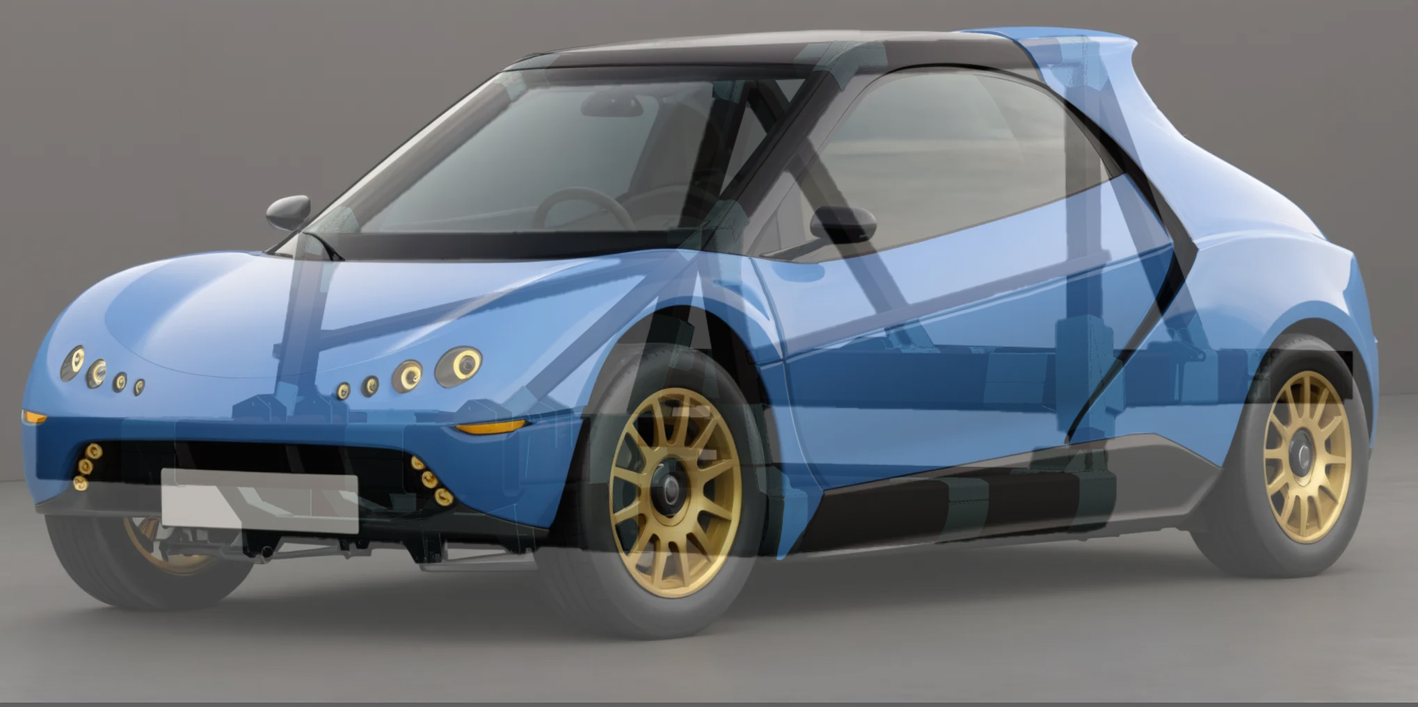 The Mika Mino is designed around a bespoke chassis structure