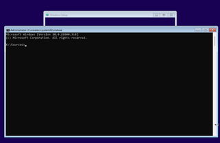 command prompt in Windows 11 installer