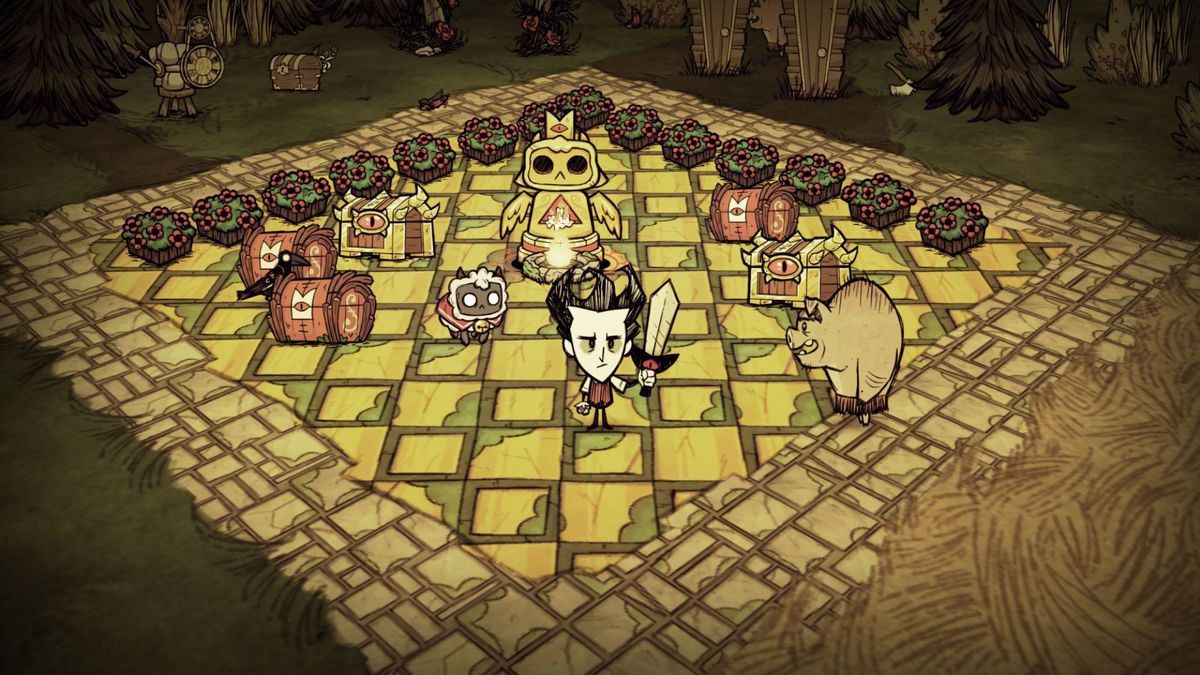 Cult of the Lamb x Don't Starve Together Details - Cult of the