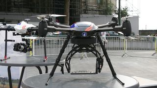 Law enforcement agencies are increasingly looking to use drones to catch criminals. Credit: Wikicommons