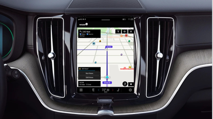 Waze app in Volvo XC40 smart system