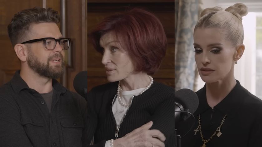 Jack, Sharon and Kelly Osbourne discuss Ozzy around a table