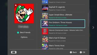 How to view friends' hours played Nintendo Switch