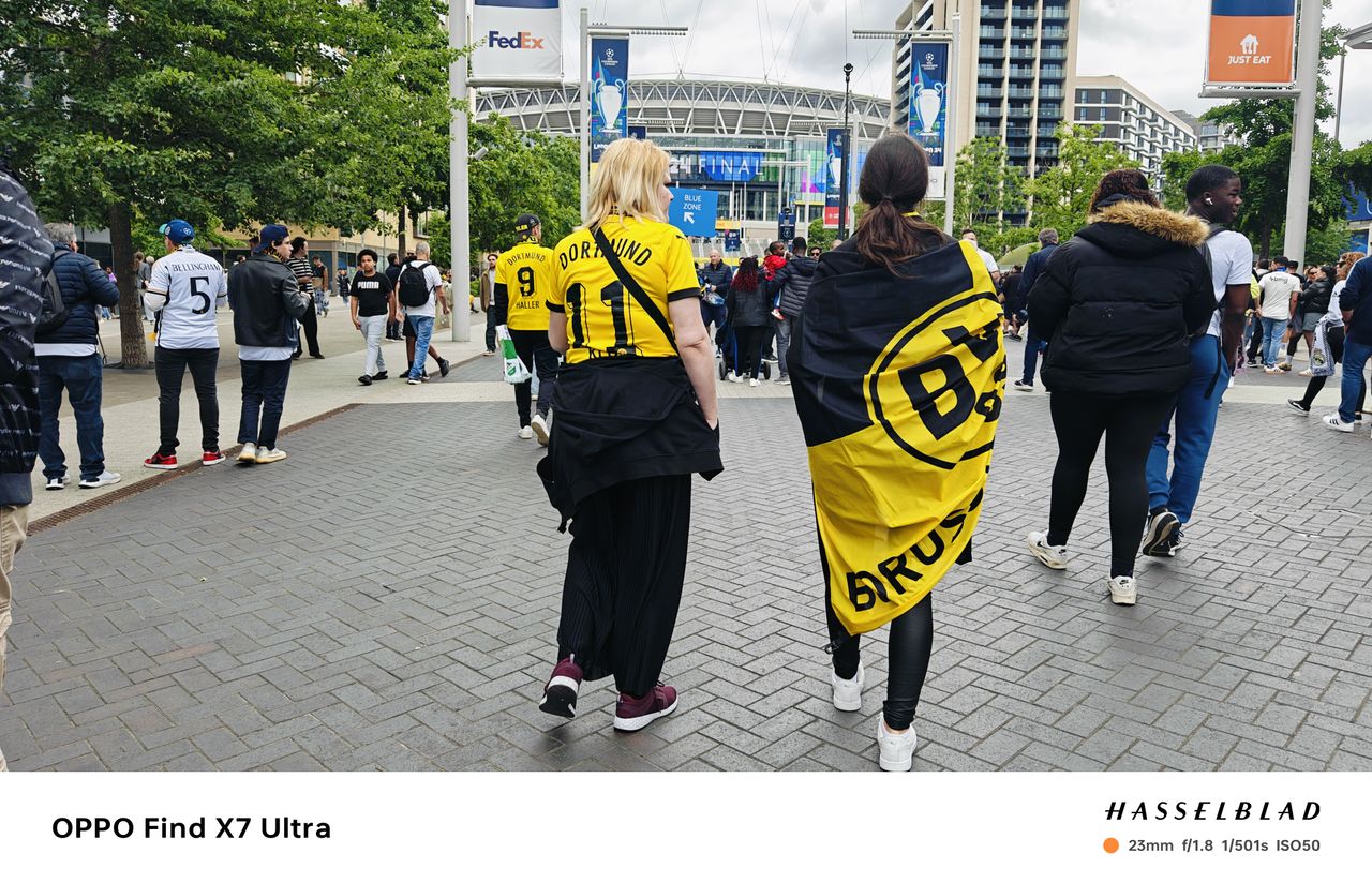 Oppo Find X7 Ultra sample photos &ndash; at UEFA Champions League 2024 final