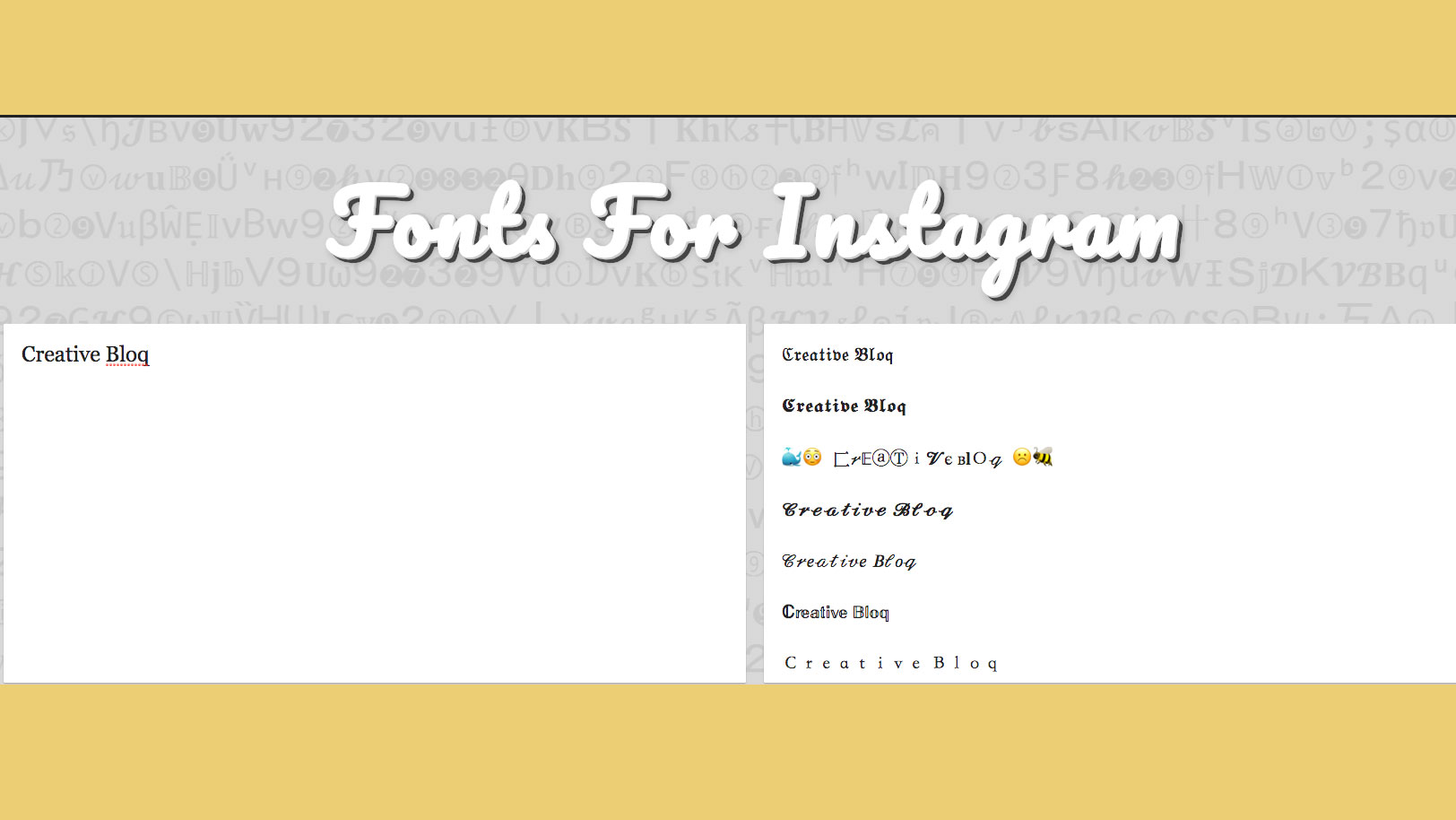 How to change the font in your Instagram bio | Website Design in