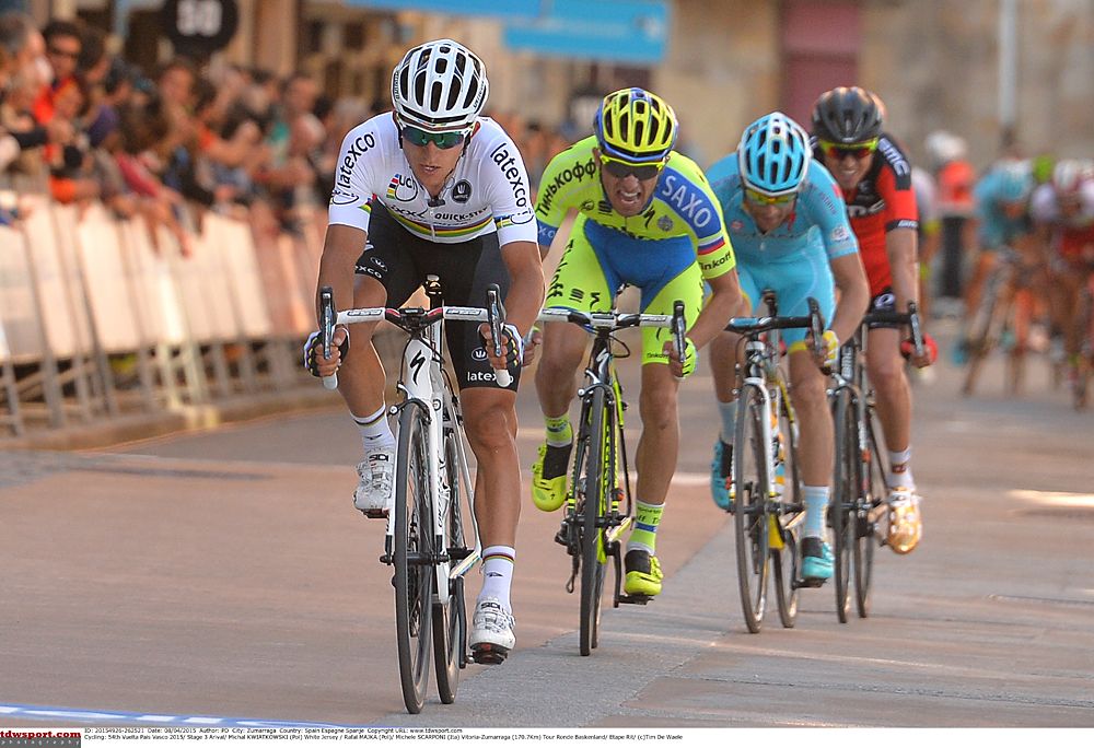 Michal Kwiatkowski (Etixx-QuickStep) takes fourth