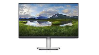 Product shot of Dell S2722QC, the best budget monitor for video editing