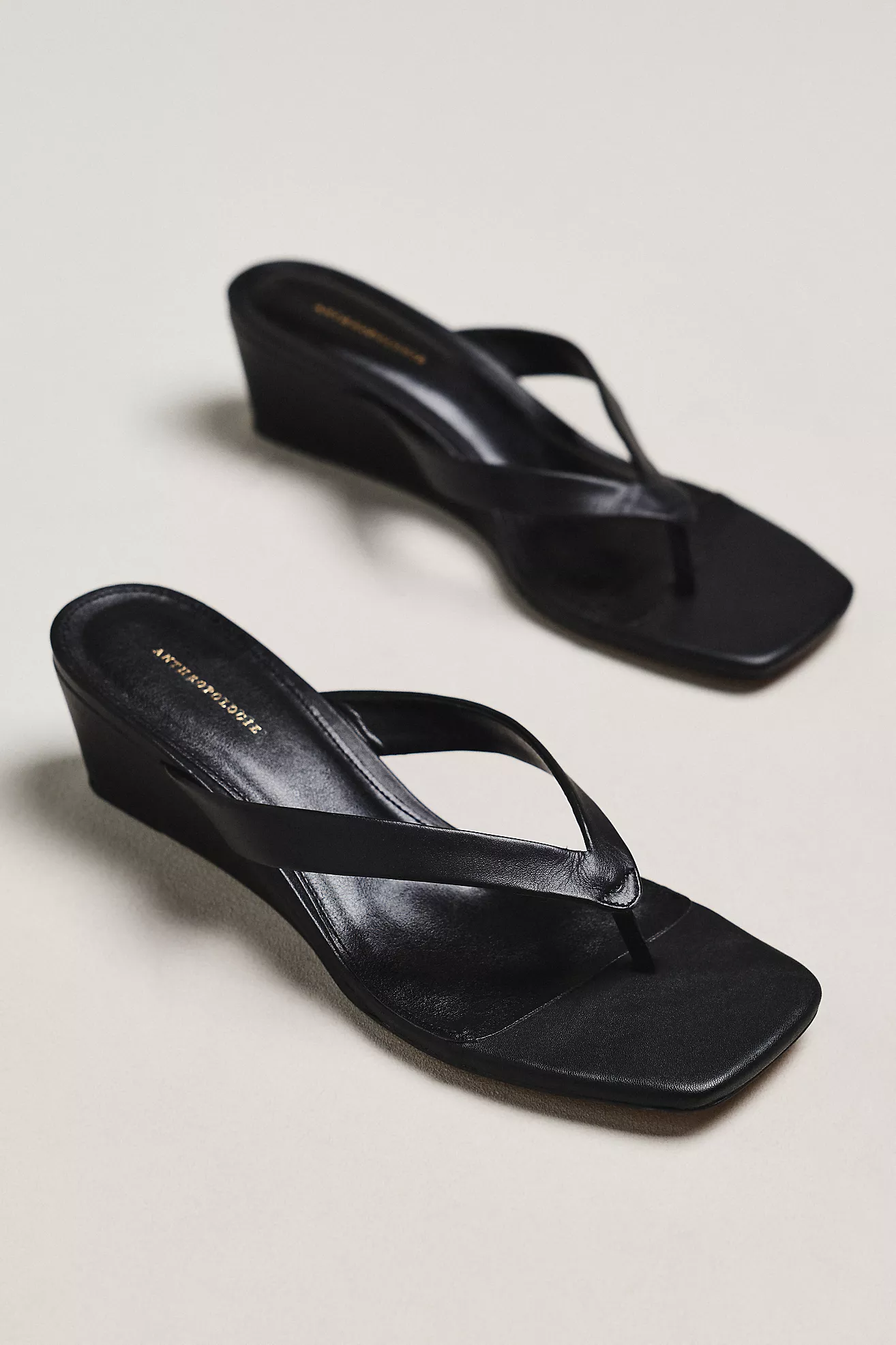By Anthropologie Wedge Flip-Flop Heels