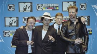 Metallica at the MTV Europe Music Awards 1996