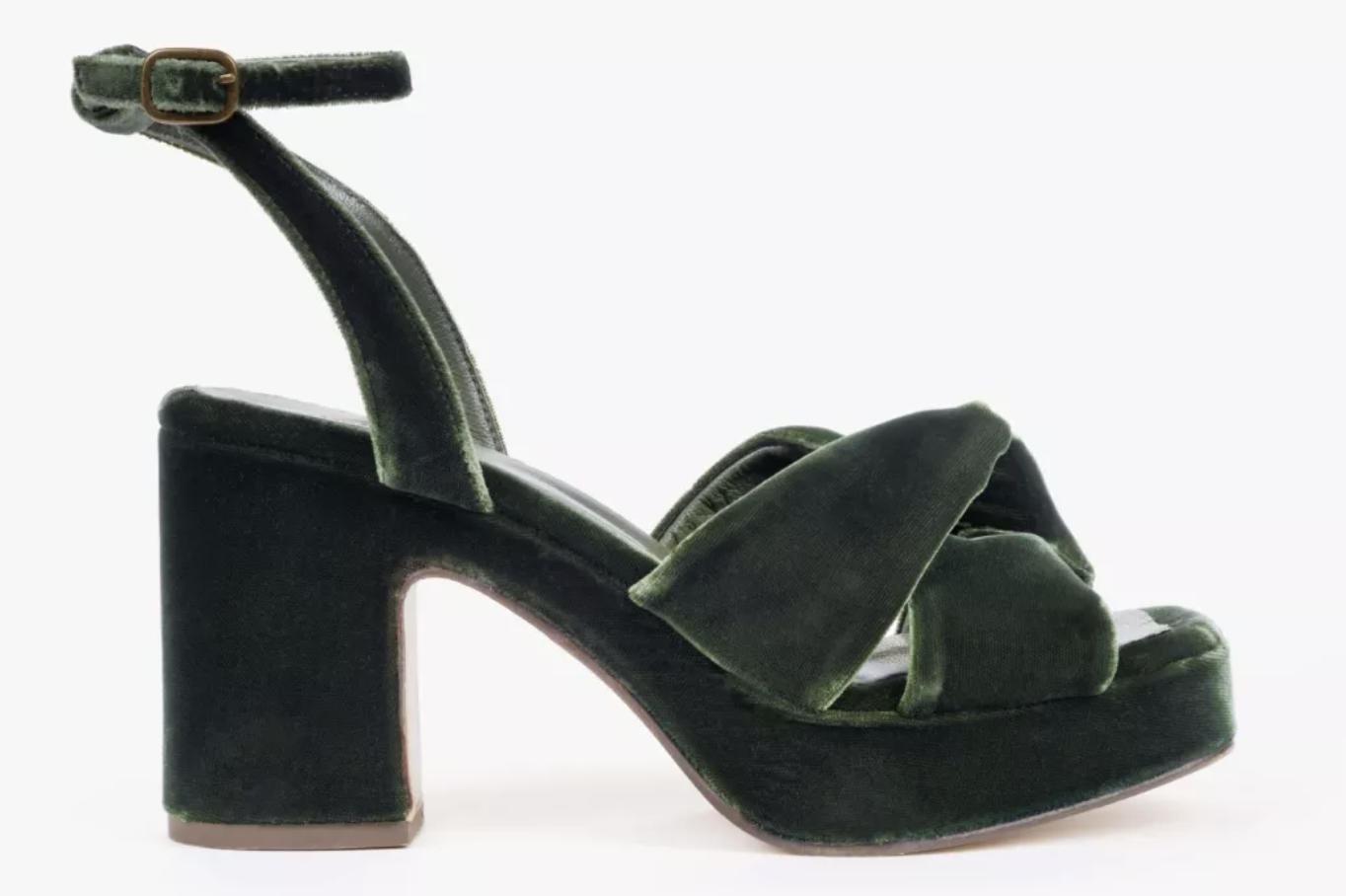 Penelope Chilvers, Hibiscus Platform Velvet Sandal