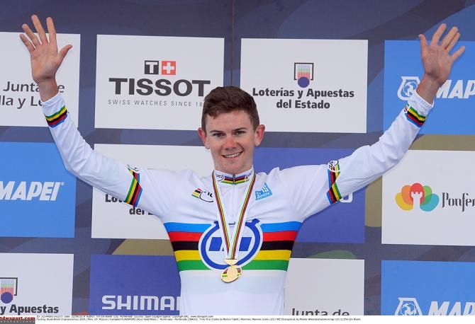 Under-23 world time trial champion Campbell Flakemore