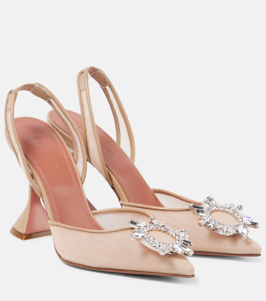 Begum 95 Mesh Slingback Pumps