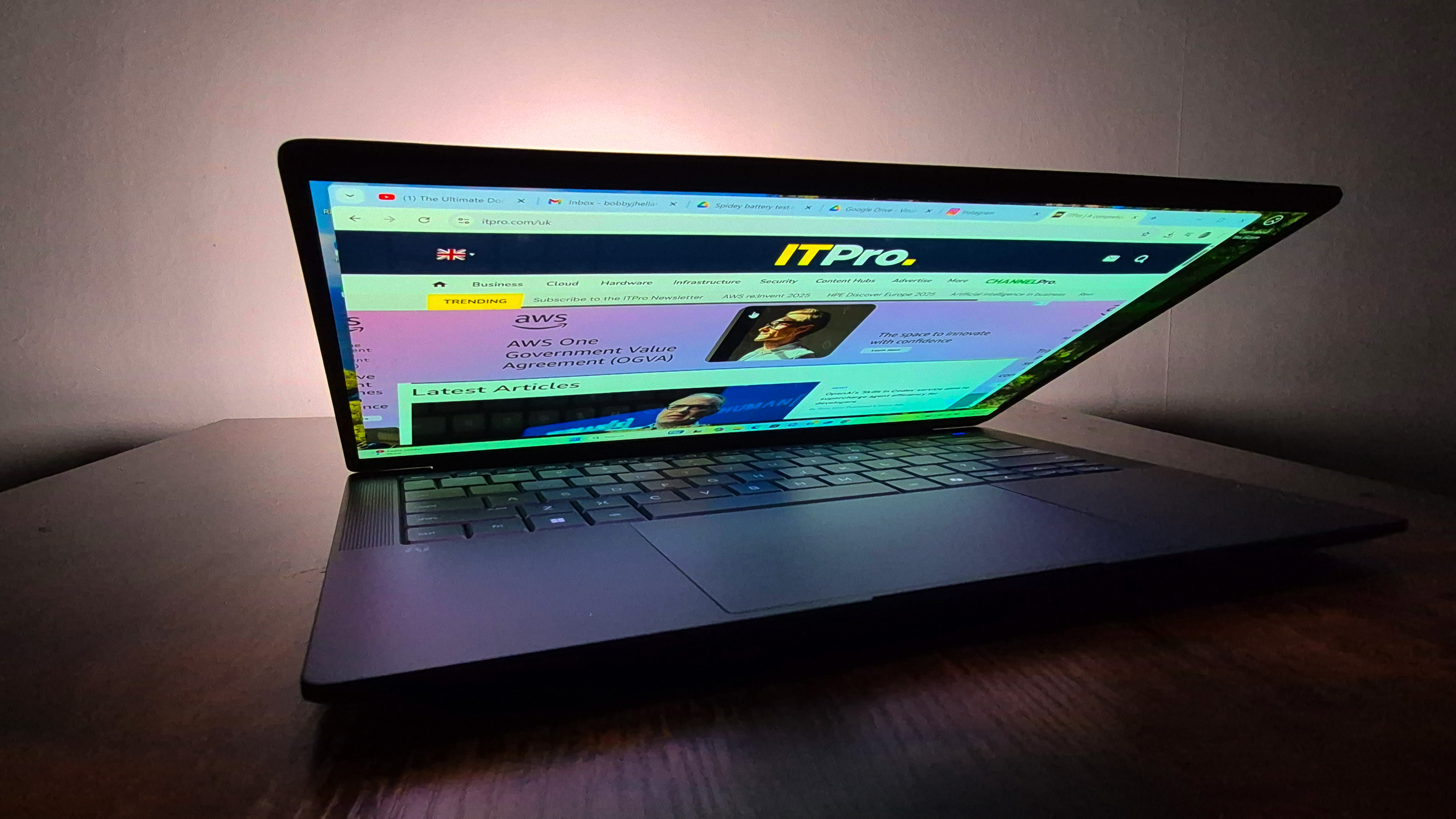 The HP EliteBook X G2i on a desk