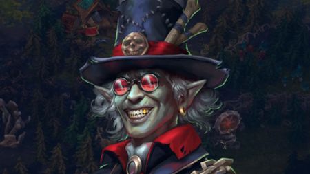 Klastor, who wants the Shard of Serenity in Heroes of Might and Magic Olden Era